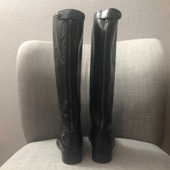 Frye Melissa Button Zip Boots - Extended Calf - Picture 3 of 7